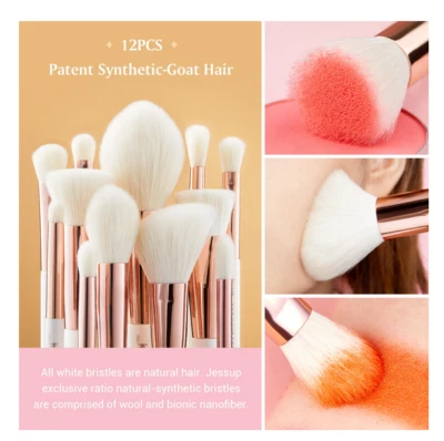 Jessup Professional Makeup brushes set 25pcs Makeup brush Natural Synthetic T215 — 第 1/4 张图片
