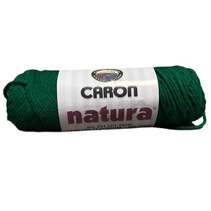 Caron Natura Garn 0025 Kelly Grün kein Farbstoff Menge 3oz 4-lagig verzehrt 1 Strang Acryl - Bild 1 von 6