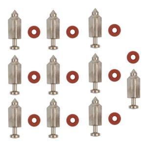 398188 PARA CARBURADOR B&S PIEZA 10 PIEZAS PEQUEÑO MOTOR AGUJA Y ASIENTO KIT para - Imagen 1 de 5