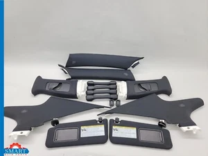 Lexus ISF IS F Interior Pillar Trim Sun Visor Black Set Right + Left OEM - Picture 1 of 24