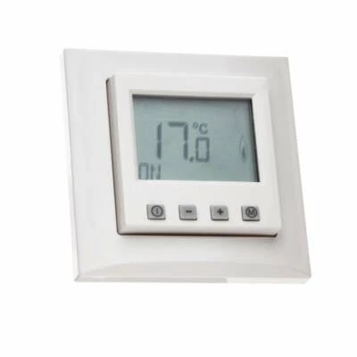 Digital Raumthermostat mit Elso Joy glanz Rahmen 264104 für Fußbodenheizung - Bild 1 von 4