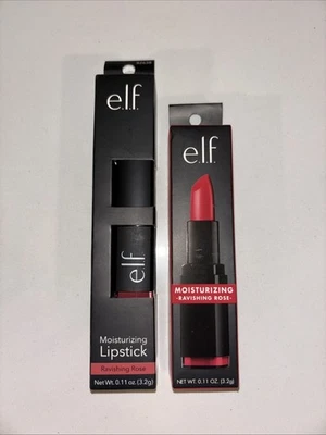 2 PACK e.l.f. Moisturizing Lipstick Ravishing Rose  #82638 elf NEW SEALED - Image 1 of 4