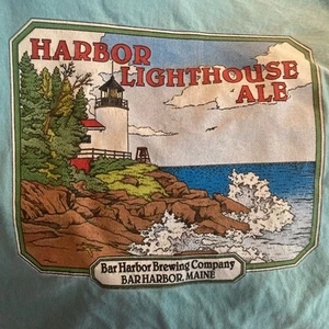 Vintage Bar Harbor Maine T-Shirt Oneita Single Stitch 90's Made In USA X Large - Picture 1 of 12
