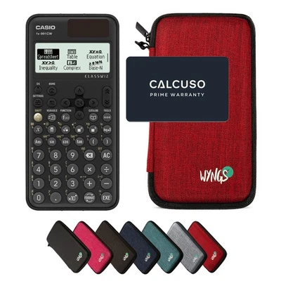 Casio fx-991CW Taschenrechner + Schutztasche Rot - Image 1 of 4