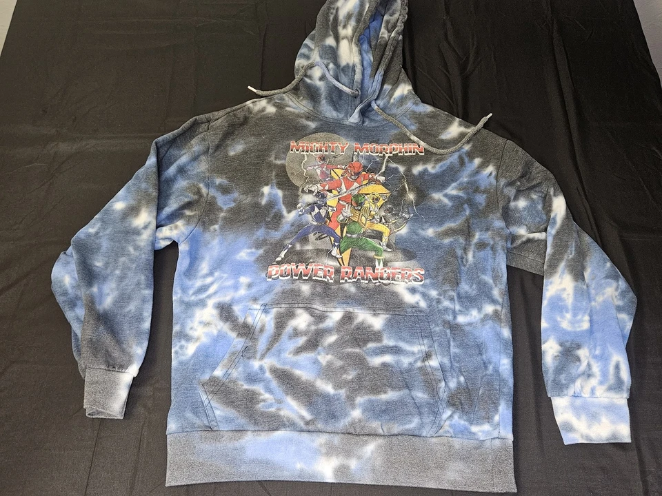 Sudadera con Capucha Power Rangers Para Hombre Grande Mighty Morphin Pullover Sudadera Foto 1 de 4
