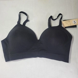 Truekind schwarzer unterstützender Komfort kabelloser Shaping BH #10210 Größe L+ - Bild 1 von 4