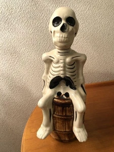 Barrio esqueleto calavera años 50 Japón vintage 23 cm mediados de siglo - Imagen 1 de 15