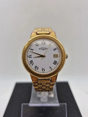 A Rotary gold-plated Gents Quartz Wristwatch  Model 10309 with Date.       (C) - image 1 of 4