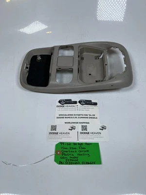 Dodge Ram 1500-3500 1999-2002 OEM consola superior carcasa de plástico Foto 1 de 4