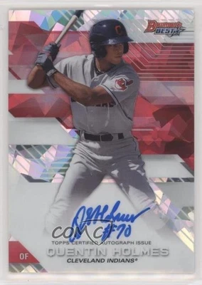 2017 Bowman's Best of Atomic Refractor /25 Quentin Holmes #B17-QH Auto - Image 1 of 2