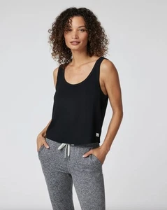 Vuori Black Sutton Relaxed Tank M Athleisure Athletic Lightweight Breathable - Picture 1 of 11