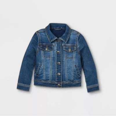 Chaqueta vaquera azul Cat & Jack para niños talla pequeña 6-7 nueva con etiquetas unisex Foto 1 de 4