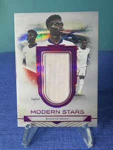 Bukayo Saka /6 *GAME WORN* Patch 2024 Futera Incredible England Arsenal - Picture 1 of 2