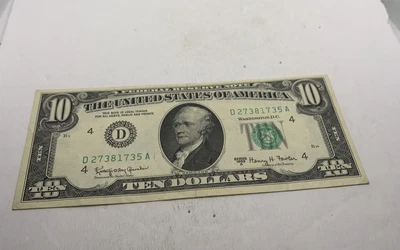 Series 1963 A $10 Green Seal Federal Reserve Note (cleveland) uncirculated - Image 1 of 4