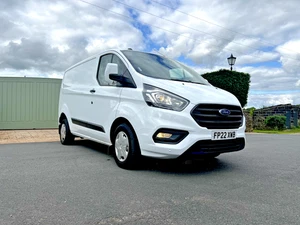 2022 (22) FORD TRANSIT CUSTOM TREND 2.0 TDCI PANEL VAN LWB H1 L1 NO VAT - Picture 1 of 15