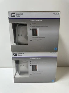 Set Of 2- Commercial Electric 3 in Dark Bronze Color Changing Recessed Kit LED - Picture 1 of 7