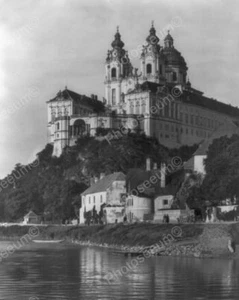 Castle Baroque On Rhine River Germany Old 8x10 Reprint Of Photo - Picture 1 of 1