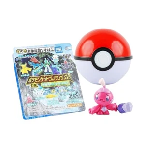 Pokemon Get Collections Mini Toy Figure Premier Monster Ball + Gum Takara Japan - Picture 1 of 4