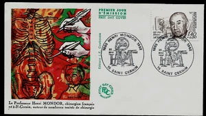 1982 Henri Mondor Physician, Surgeon FRANCE FIRST DAY COVER MEDICINE - Picture 1 of 3