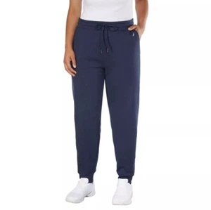 Women's XXL Nautica Ladies' Jogger Sweat Pants Soft Cozy Warm Blue (Navy Seas) - Picture 1 of 5
