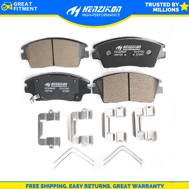 Pastillas de freno delanteras de cerámica para Hyundai Elantra Tucson Kia Sportage 2017 2018-2020 Foto 1 de 1