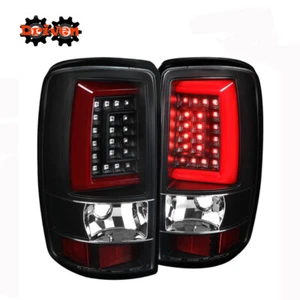 For GMC Chevy 00-06 Suburban Tahoe Yukon XL G2 LED Gloss Black Red Taillights - Picture 1 of 4