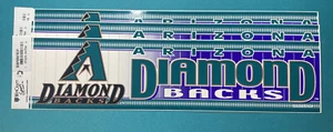 Arizona DIAMONDBACKS VINYL Bumper Sticker MLB  Wincraft LICENSED MADE IN U.S.A. - Picture 1 of 4
