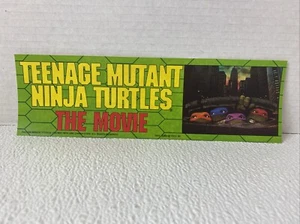 TEENAGE MUTANT NINJA TURTLES TMNT THE MOVIE AUTOAUFKLEBER (1990 Mirage Studios) - Bild 1 von 4