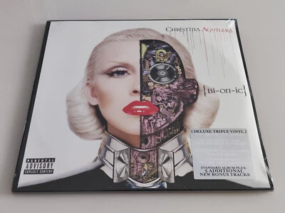 Bionic by  Christina Aguilera (Deluxe Triple Vinyl) 3LP US 2010 Ediiton Foto 1 de 4
