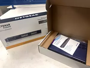 NetGear ProSafe (JGS516) 16-portowy przełącznik do montażu w szafie rackowej - Zdjęcie 1 z 3