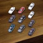 10pcs Car Miniature Model Painted Accessories Vehicle Toys Model DIY Micro