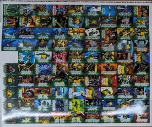 TMNT Teenage Mutant Ninja Turtles Fleer 2003 Uncut Trading Card Sheet 28"X38" - Bild 1 von 9