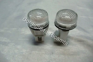 FIAT UNO TURBO 1.4 RACING FANALINI FRECCE GEMME LATERALI BIANCHE INDICATOR LENS - Imagen 1 de 6
