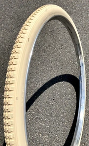 Reifen Creme 28x1 1/2 (40x635) 700x35b Fahrrad Typ alt Vintage 28 Zoll - Bild 1 von 5