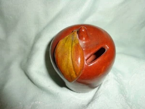 Lester Breininger glasierte Rotware Keramik Apfel Destille Bank, (19)90 - Bild 1 von 4