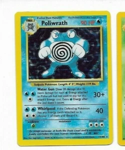 Poliwrath 13/102 Base Set Holo Pokemon  - Picture 1 of 1