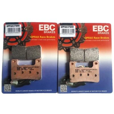 2x Racing Bremsbeläge vorne für Kawasaki Ninja H2 ZX-10R Suzuki GSX1300 GSX-R - Bild 1 von 2
