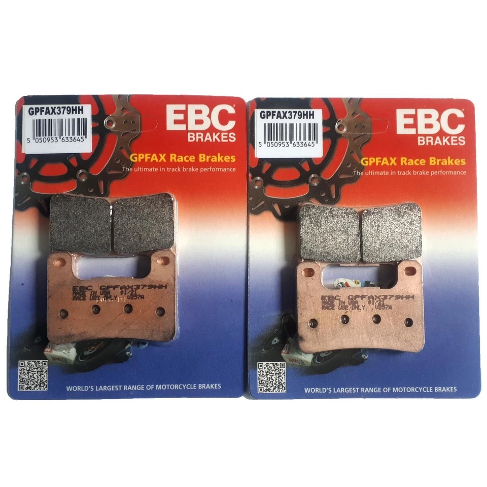 2x Racing Bremsbeläge vorne für Kawasaki Ninja H2 ZX-10R Suzuki GSX1300 GSX-R - Bild 1 von 2