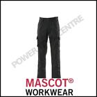 Mascot Pasadena Men's Black Work Trousers Knee Pad Pocket W32" 34" 36" 38" L32"