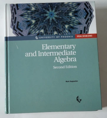 Elementary and Intermediate Algebra Mark Dugopolski 2006 Hardcover 2nd Edition - Image 1 of 4
