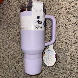 Cirkul 40 Unzen Ganztägig StrawSip Edelstahl Becher, Flieder (Helllila) - Bild 1 von 6