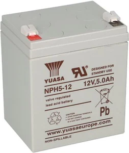Yuasa Batería Plomo NPH5-12 Pb 12V 5Ah Batería Alta Corriente, Faston 6,3 UPS  - Imagen 1 de 8