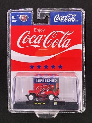 M2 Machines 1:64 Scale Exclusive U.S.A. Coca’Cola , 1944 Jeep MB A31 23-07 - Image 1 of 4