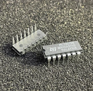 MC33079N, STM, General Purpose Amplifier 4 Circuit 14-DIP - Picture 1 of 3