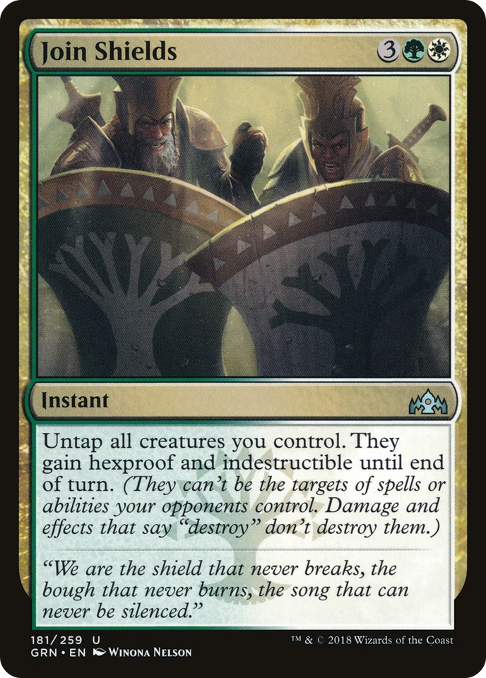 JOIN SHIELDS x4 ~mtg NM/M Guilds of Ravnica 4 Unc - Image 1 of 1