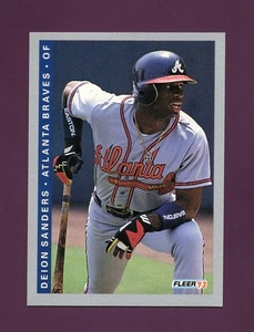1993 Fleer - Deion Sanders #13 Atlanta Braves - Picture 1 of 2