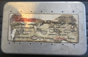 Perrine #92 Aluminum Fly Case/Box with 47 Great Flies - Picture 1 of 5