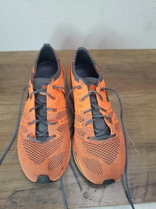 Nike Air Max Flyknit Racer NN Next Nature Total Orange/Black Shoes Size 6 - Picture 1 of 9