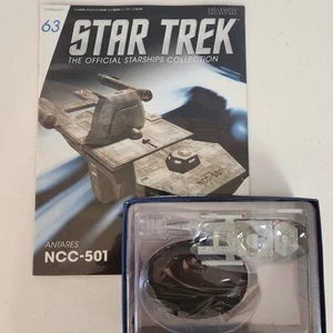 Eaglemoss Star Trek Starships #63 Antares NCC-501 - Complete with Magazine - Picture 1 of 8