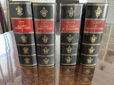 4 Livres Alexandre Dumas -Édition Baudelaire - Photo 1/4